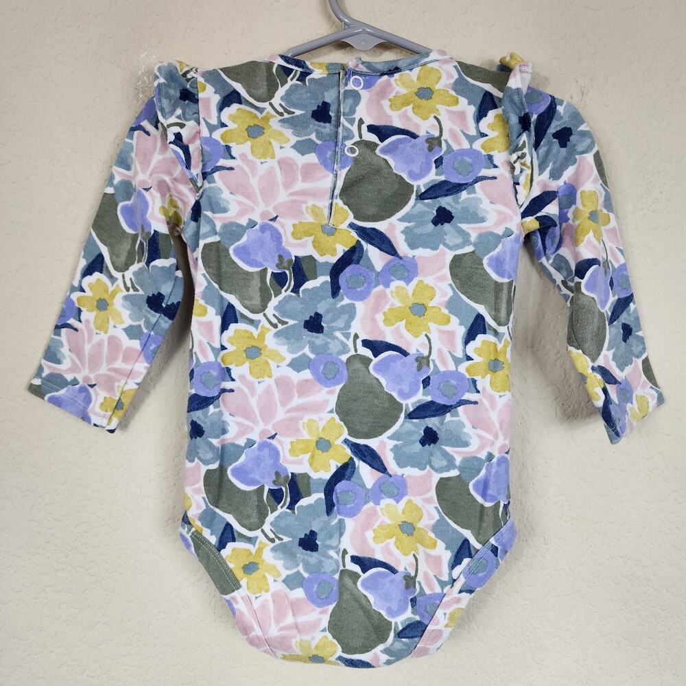 18 Months - Baby & Toddler Clothes - Long Sleeve Floral Suit - Picture 3 of 3